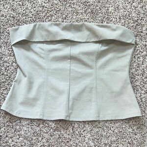 H&M Divided Taupe Strapless Tube Top Size XL